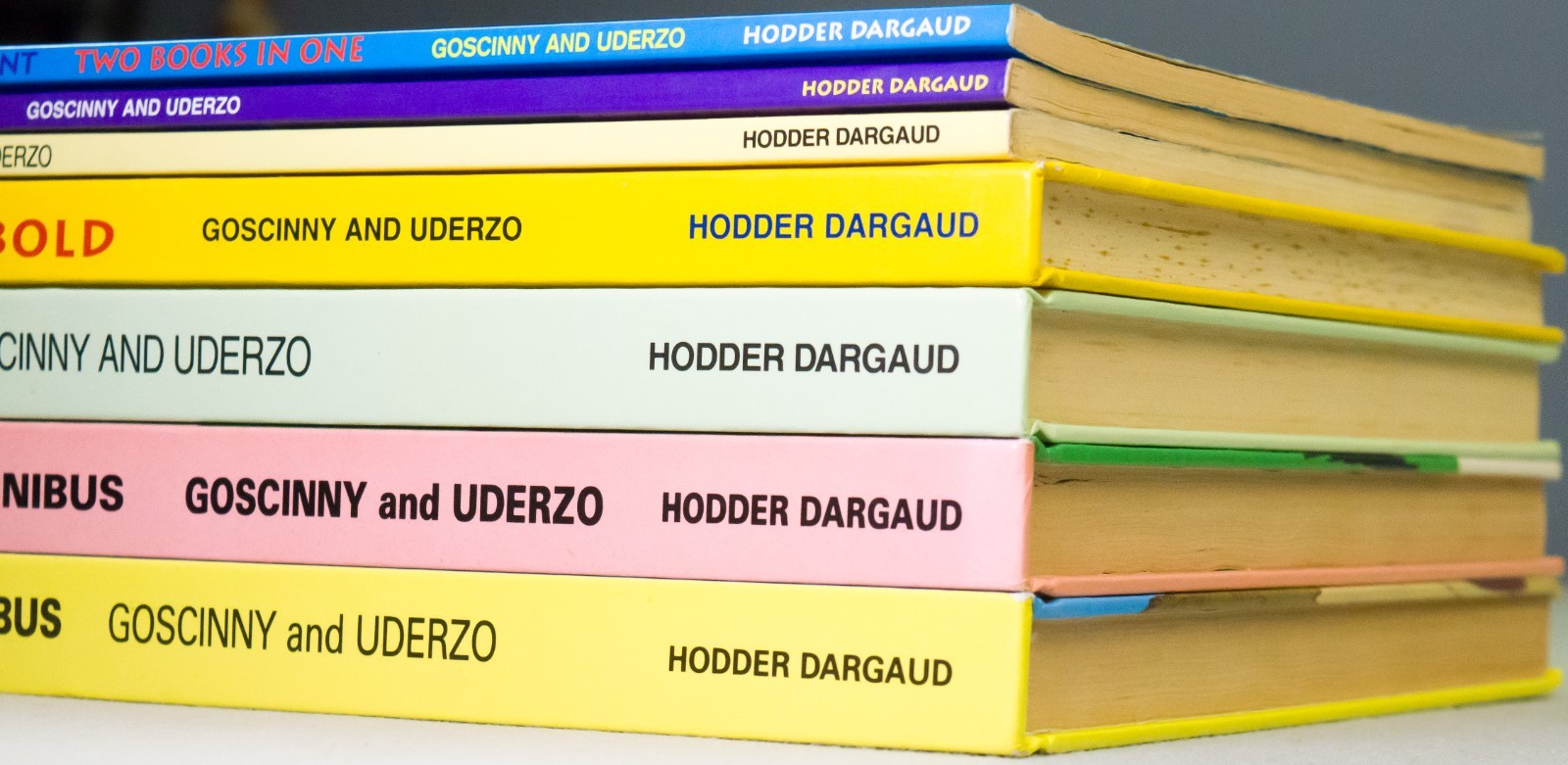 x7 Vintage Asterix Omnibus Books – Dargaud HB 1st Editions BUY INDUVIDUALLY