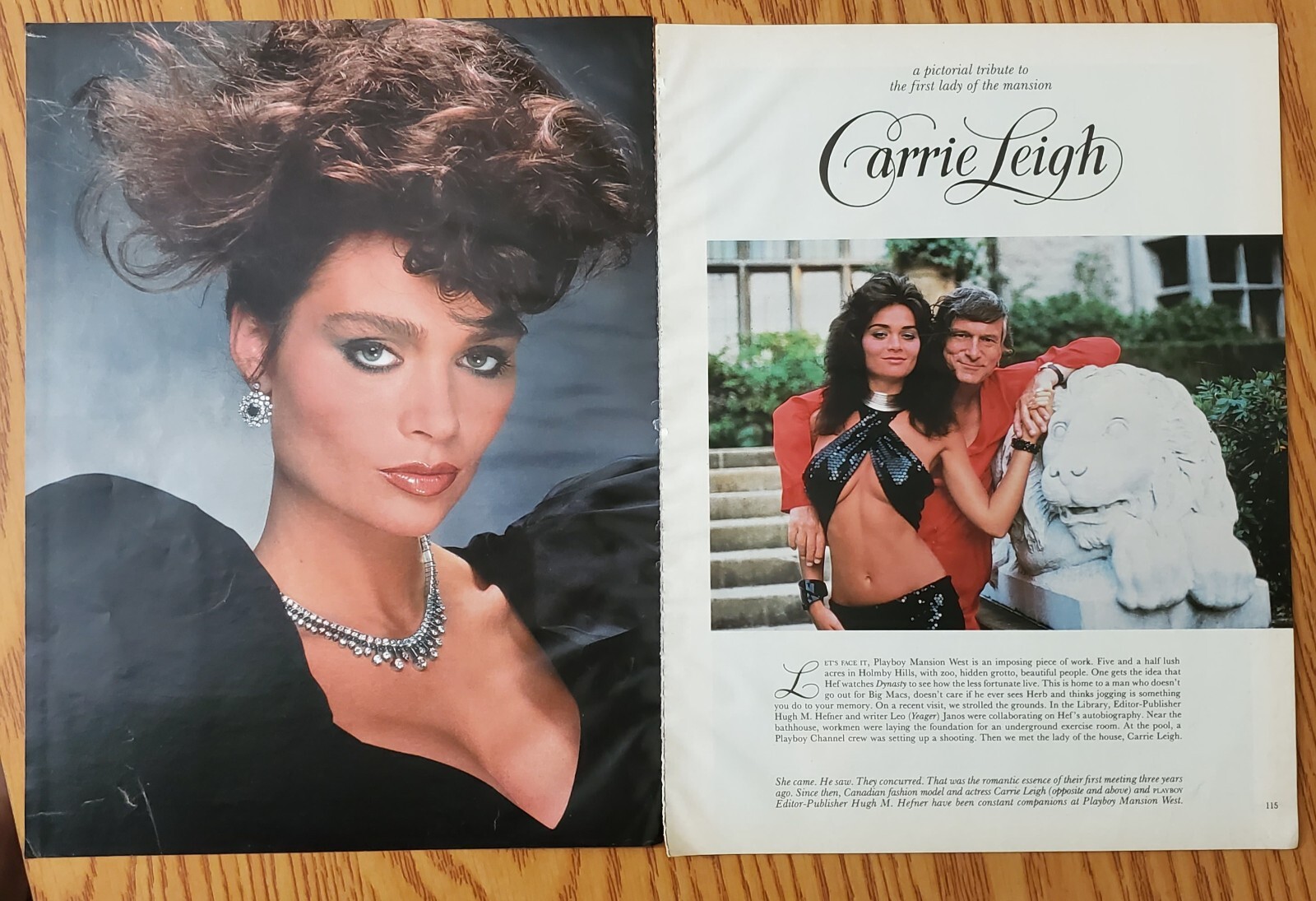 Playboy PICTORIAL ONLY – CARRIE LEIGH July, 1986 12 Pages