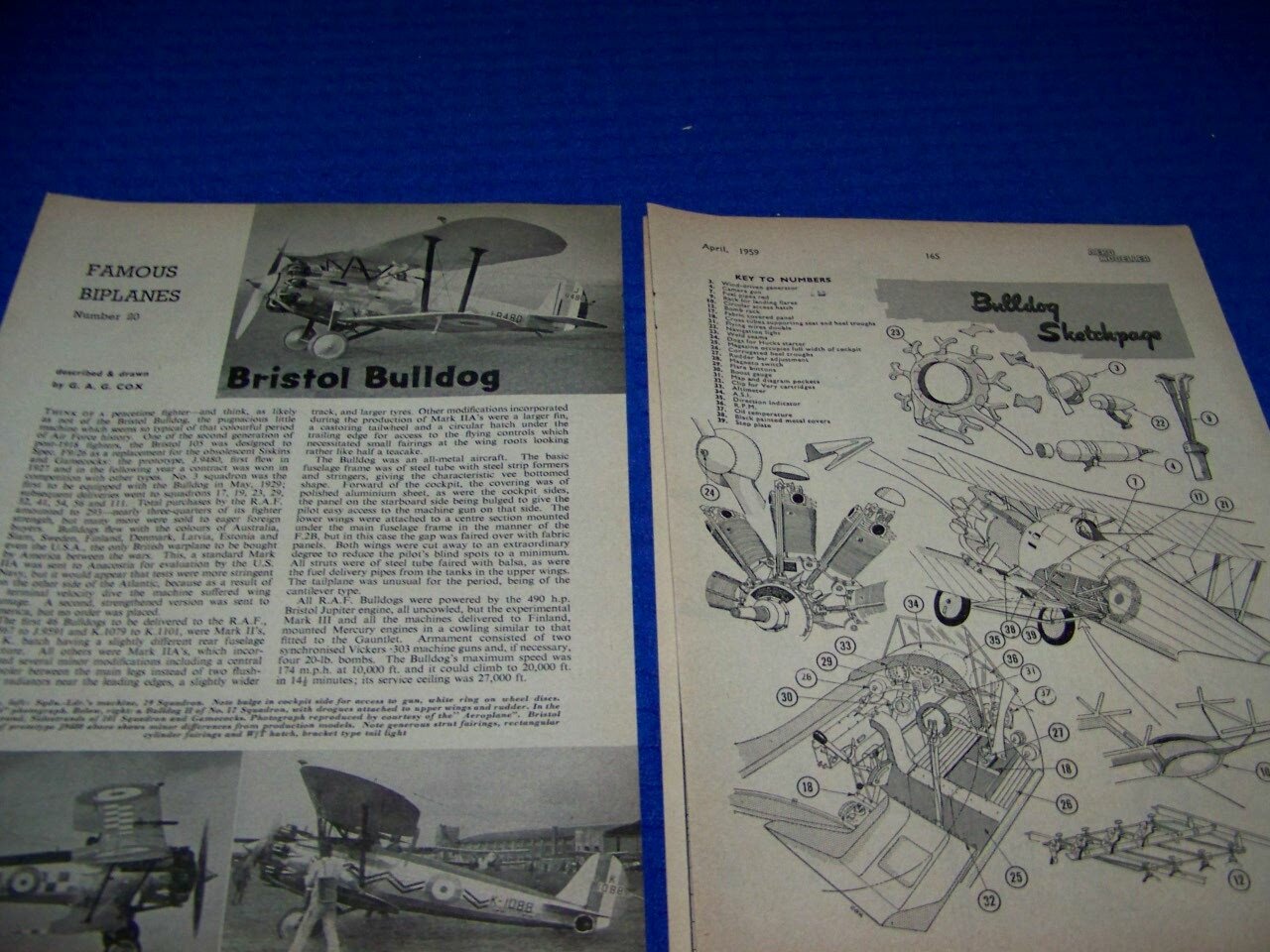 BRISTOL BULLDOG IIA..DETAILS/4-VIEWS/HISTORY/STRUCTURE/MARKINGS (578DD)