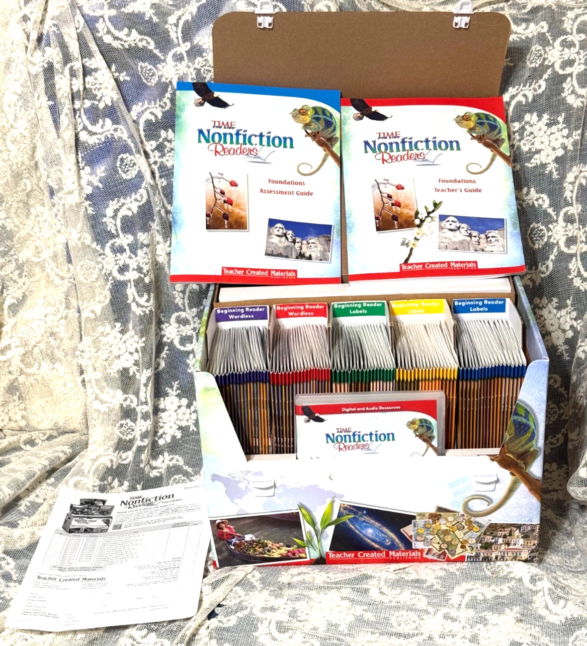 Time for Kids Nonfiction Readers Foundations Boxed Set For Teachers Home School