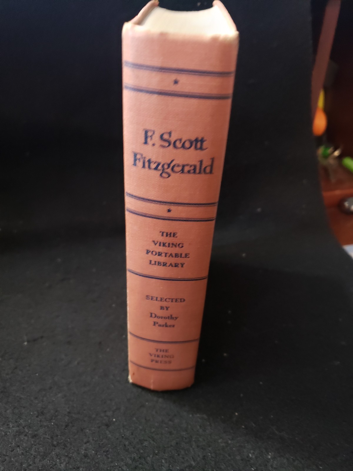 F. Scott Fitzgerald ~ The Viking Portable Library Book 1945 Viking Press 1st Ed.