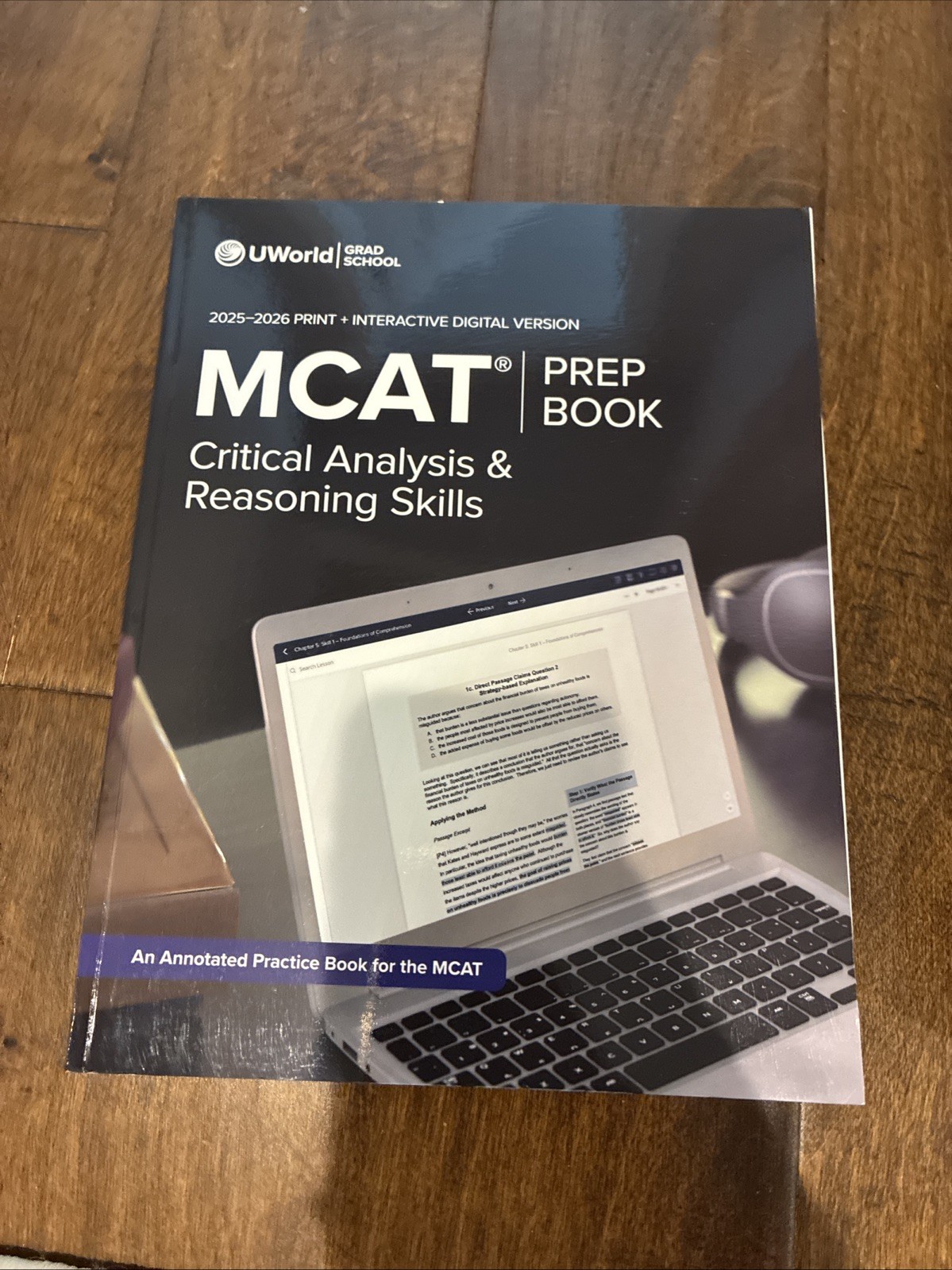 UWORLD MCAT Prep Book Critical Analysis & Reasoning Skills 2025-2026