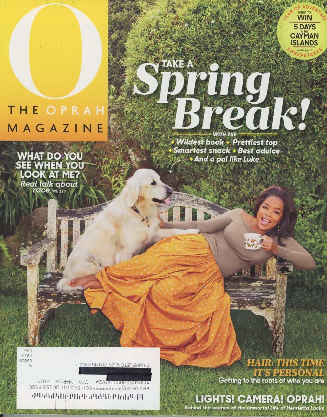 O, The Oprah Magazine – May 2017 / Your Spring Break / 174 Pages Great Reading!