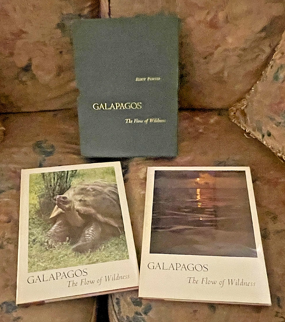 Galapagos: The Flow of Wildness by Eliot Porter HC 2 Volume Box Set 1968