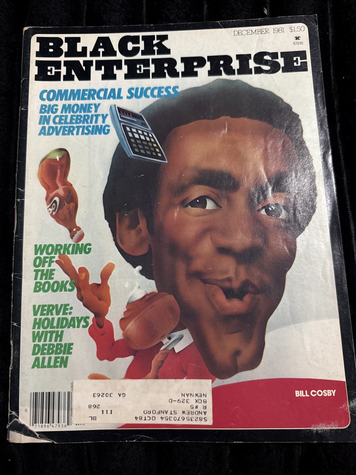 Black Enterprise Magazine December 1981 Bill Cosby