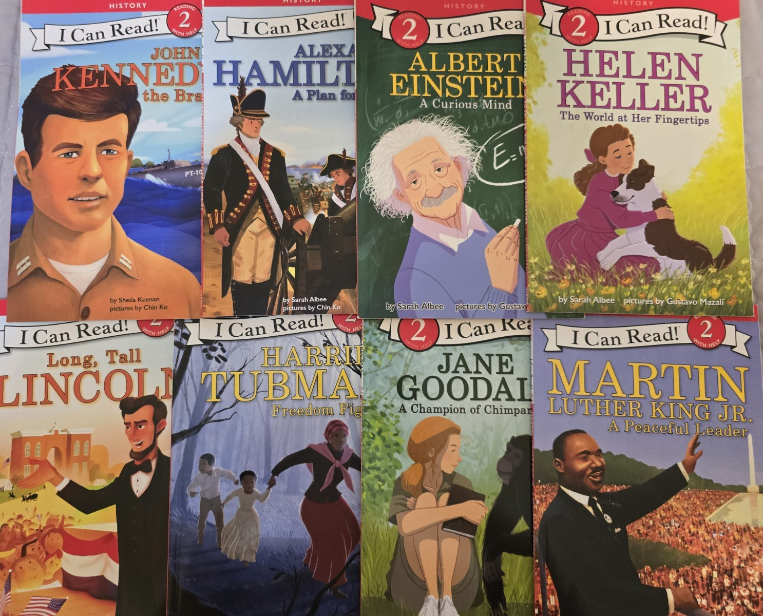 I Can Read Level 2 Historic Figures Lot of 8 Books