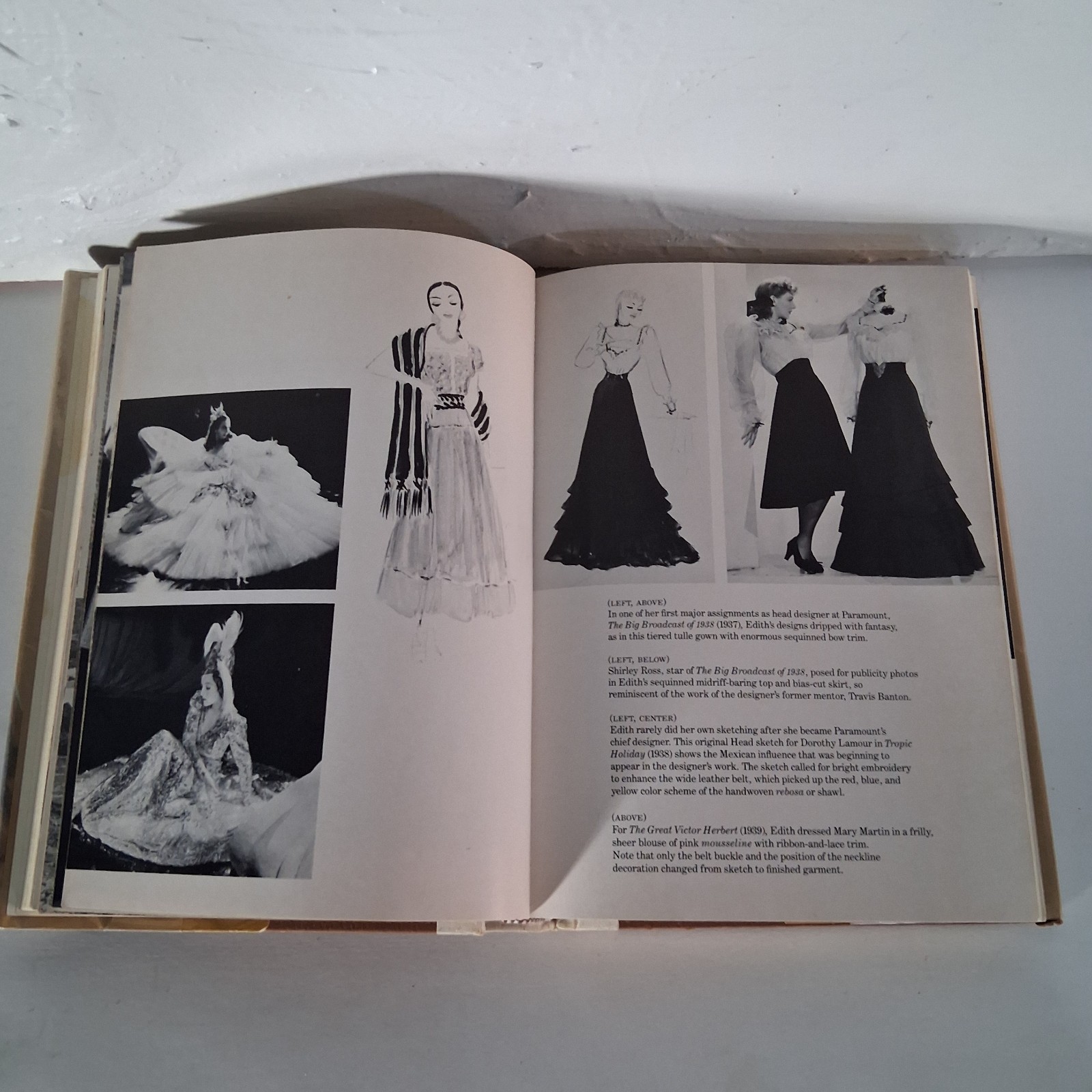 Edith Head’s Hollywood 1st Edition Ex-Library 1983 HC