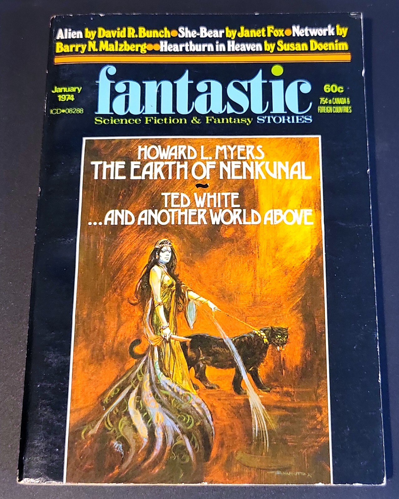 Fantastic Stories January 1974 Ted White/Howard L. Myers Fantasy 130 Pages Fine+