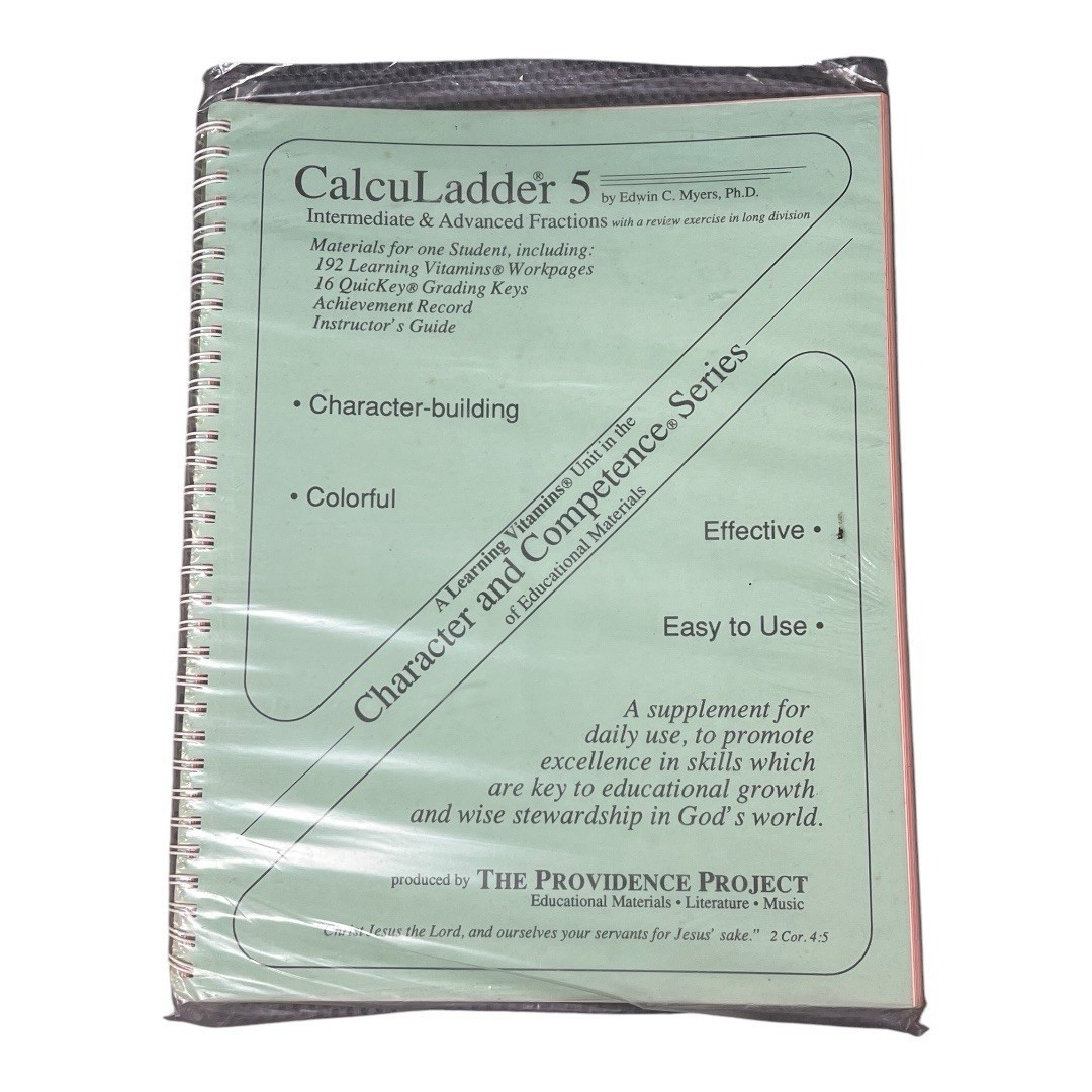 CalcuLadder 5 Intermediate & Advanced Fractions Homeschool Supplement T2 04