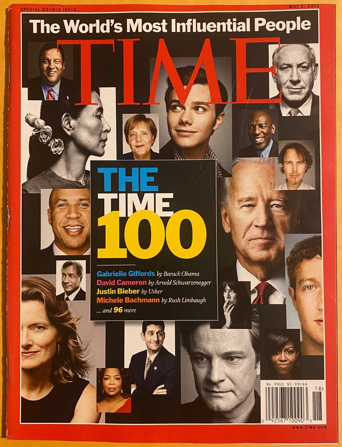 JUSTIN BIEBER time PATTI SMITH Chris colfer DONALD TRUMP Amy Poehler STING Obama