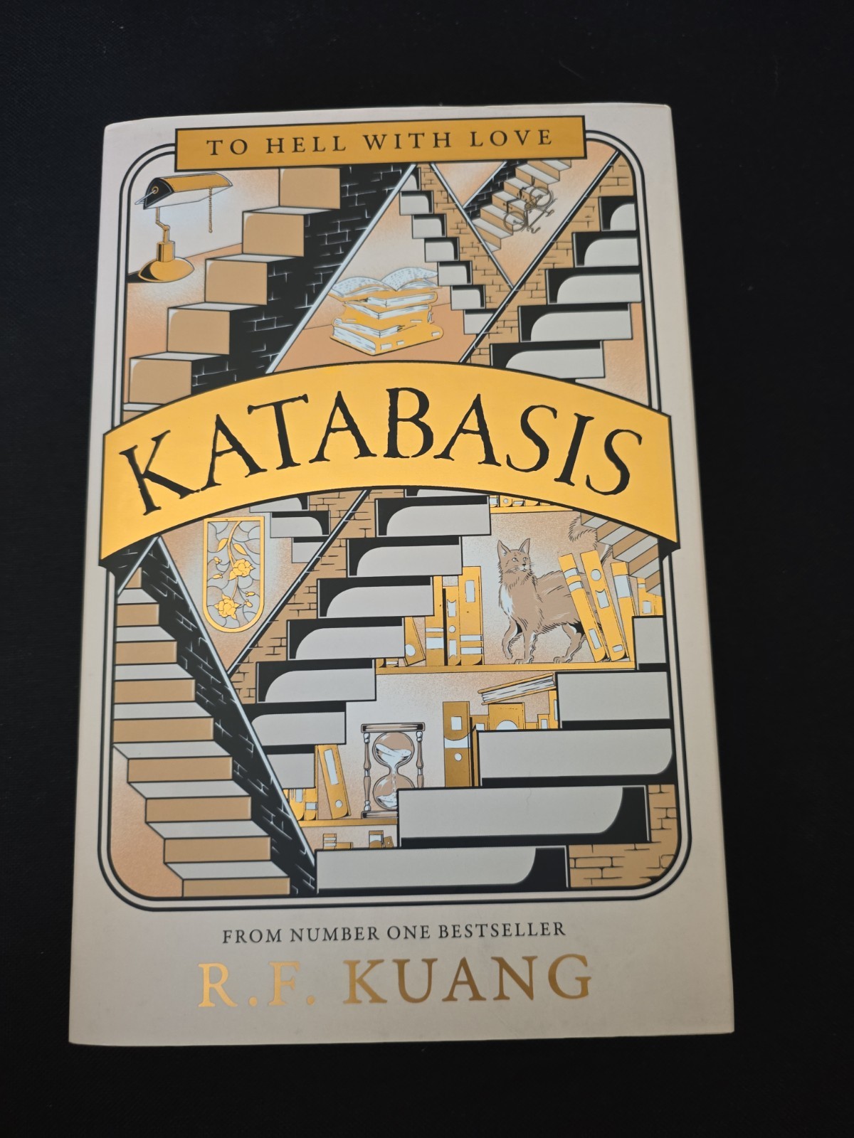 Fairyloot Exclusive Edition Katabasis by R. F. Kuang Hardcover Sprayed Edges