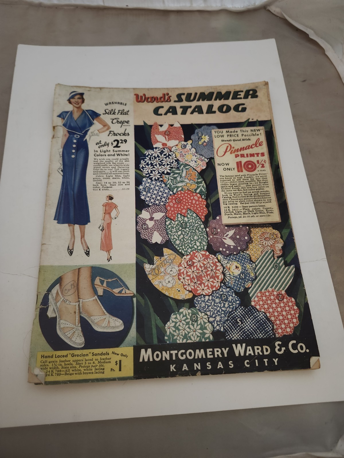 1933 Montgomery Ward Co Ward’s Specials Summer Sales Catalog Womens Fashion