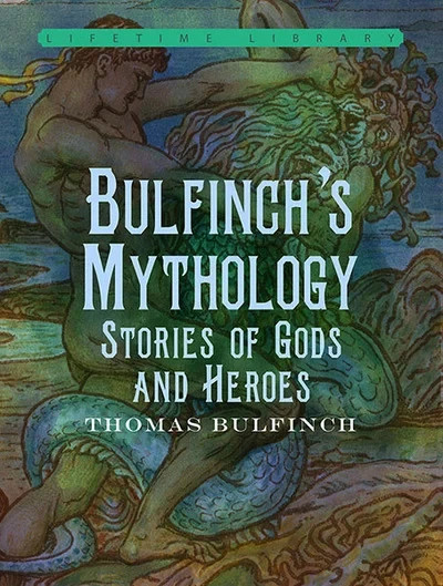 Bulfinch’s Mythology Stories of Gods & Heroes – Lifetime Library – HC VERY GOOD