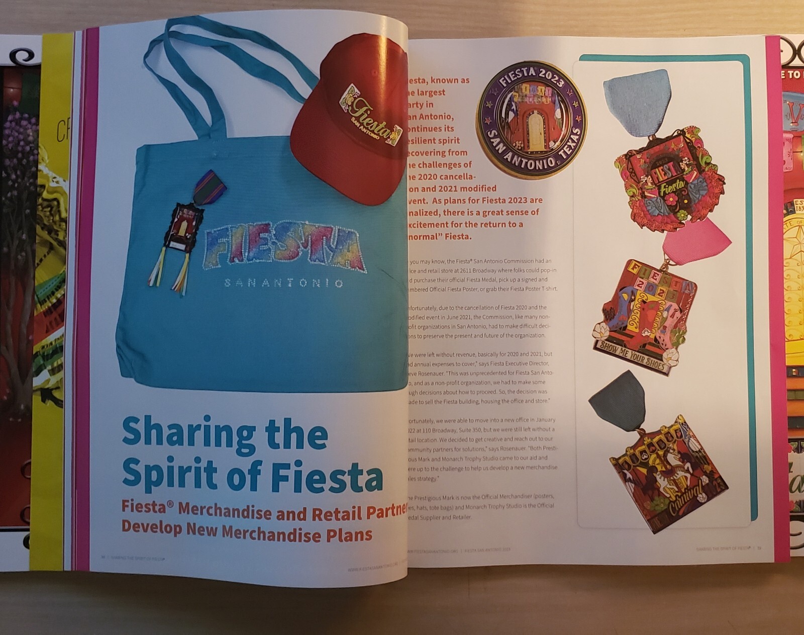 San Antonio Fiesta „The Official Guide To Fiesta Magazine 2023“ – 130 PAGES