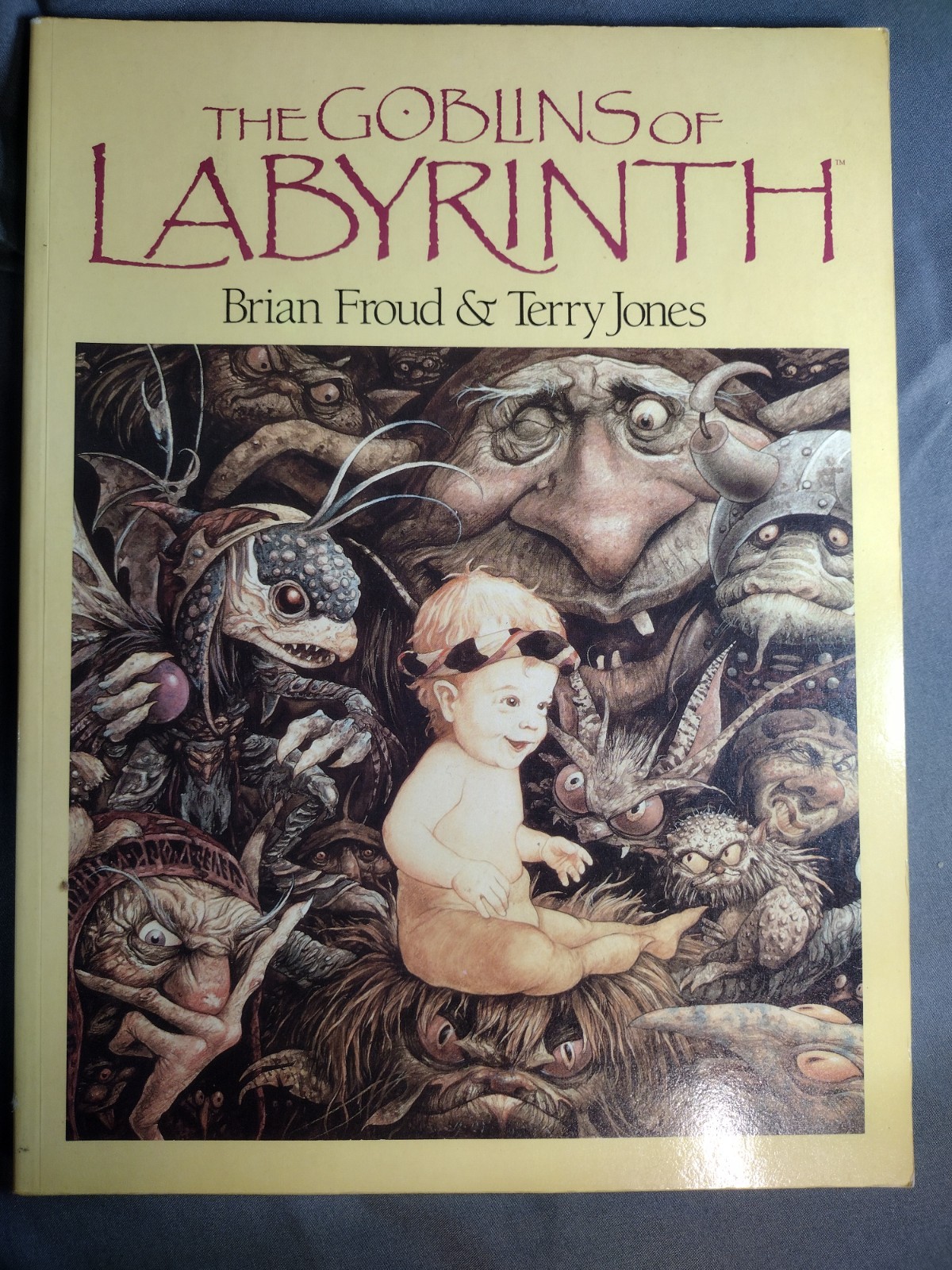 The Goblins of Labyrinth Brian Froud Terry Jones 1st Edition 1986 Hardcover