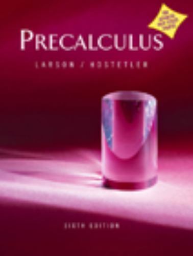 Precalculus, Larson, Ron, Good Book