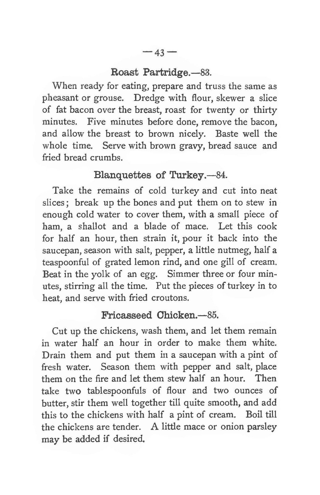 1897 The Way To a Man’s Heart A Cook Book 183 Pages