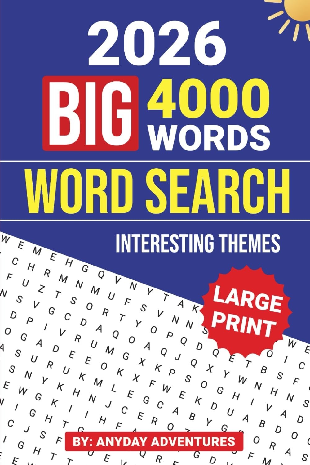 Word Search Puzzles Large Print Activity Book 4000-words