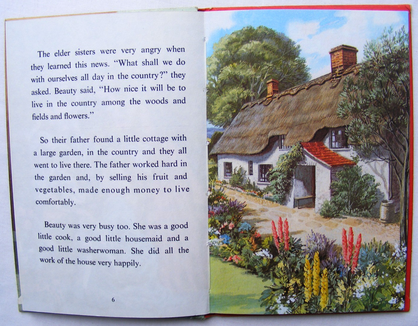 Vintage Ladybird Book – Beauty and the Beast – WLT 606D – Very Good +FREE COVER+