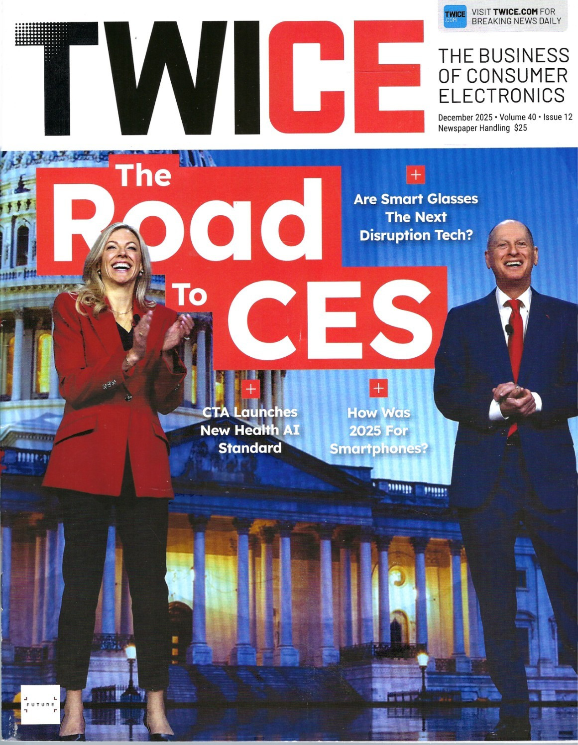 Twice Magazine Dec 2025 Volume 40 Issue 12 Business of Consumer Electronics NEW