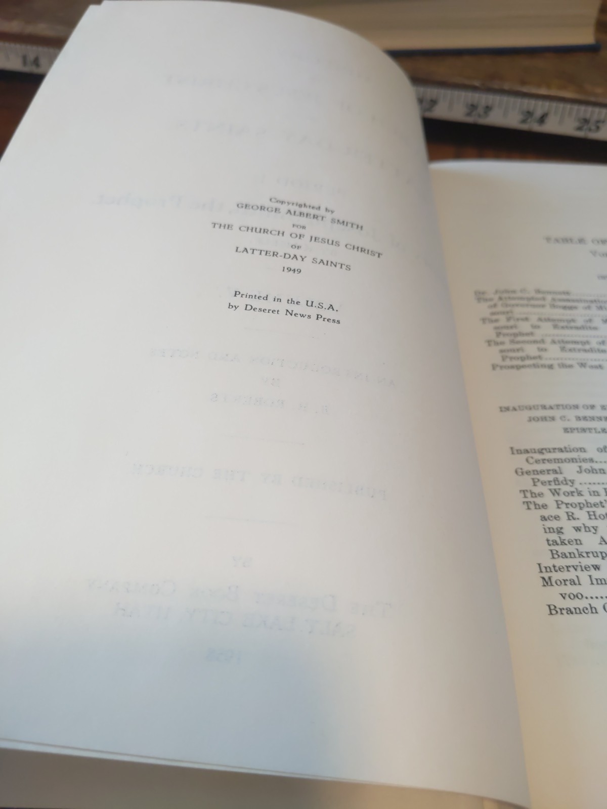 History Of The Church LDS Vol V Hardcover DESERET BOOK COMPANY 1958