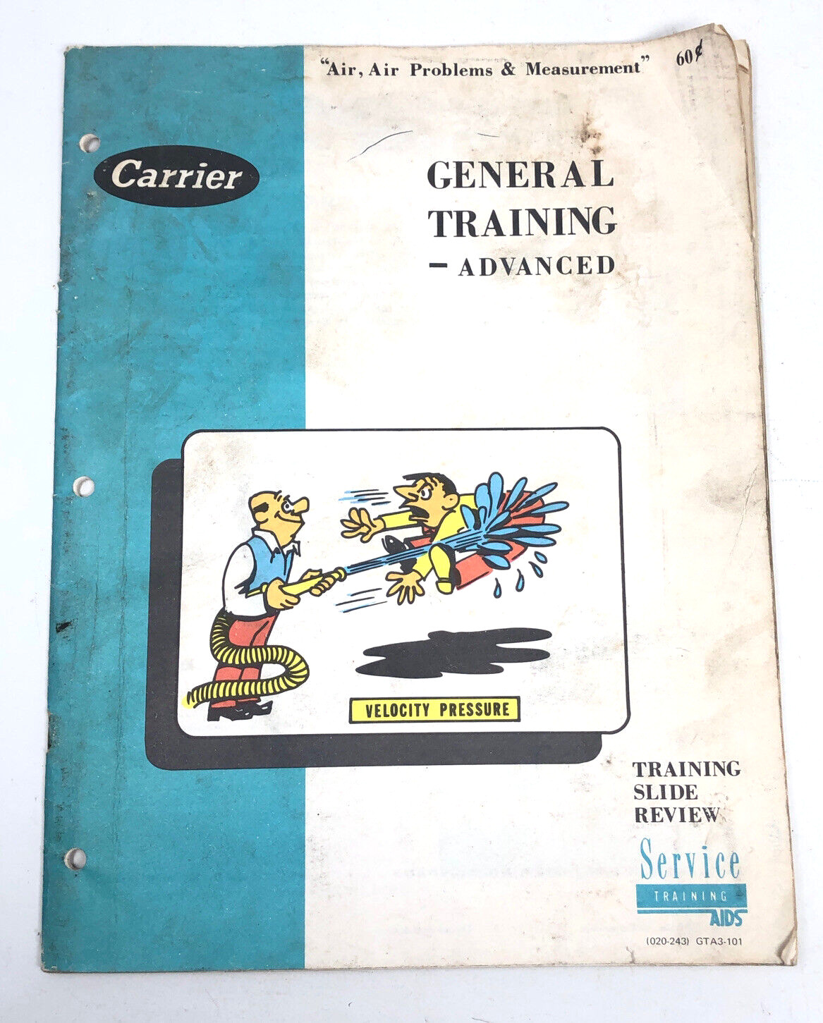 Vintage 1965 Carrier General Training Advanced Slide Review Booklet