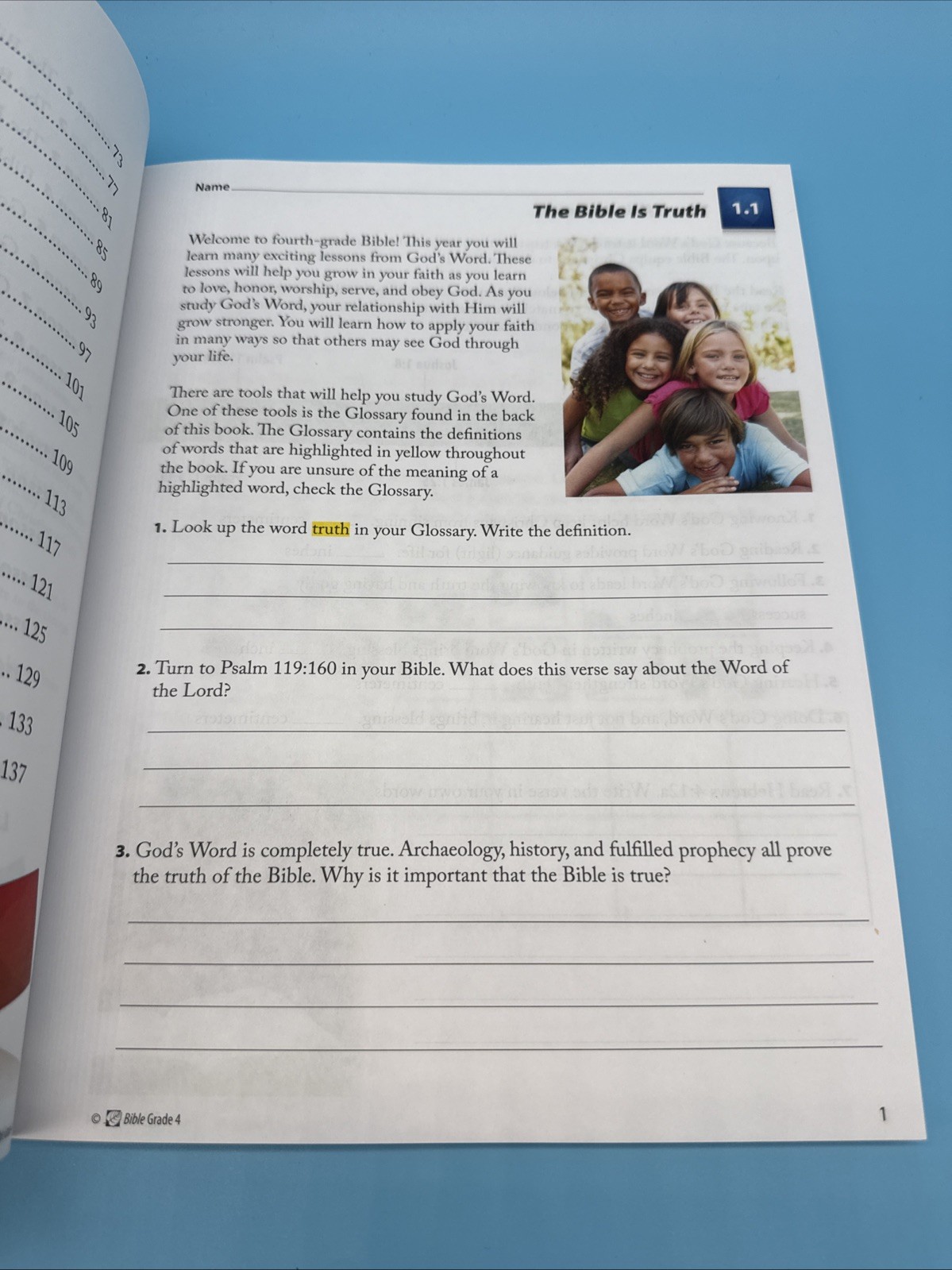 Purposeful Design Bible Grade 4 Student Textbook (3rd Edition) 4th Grade NEW