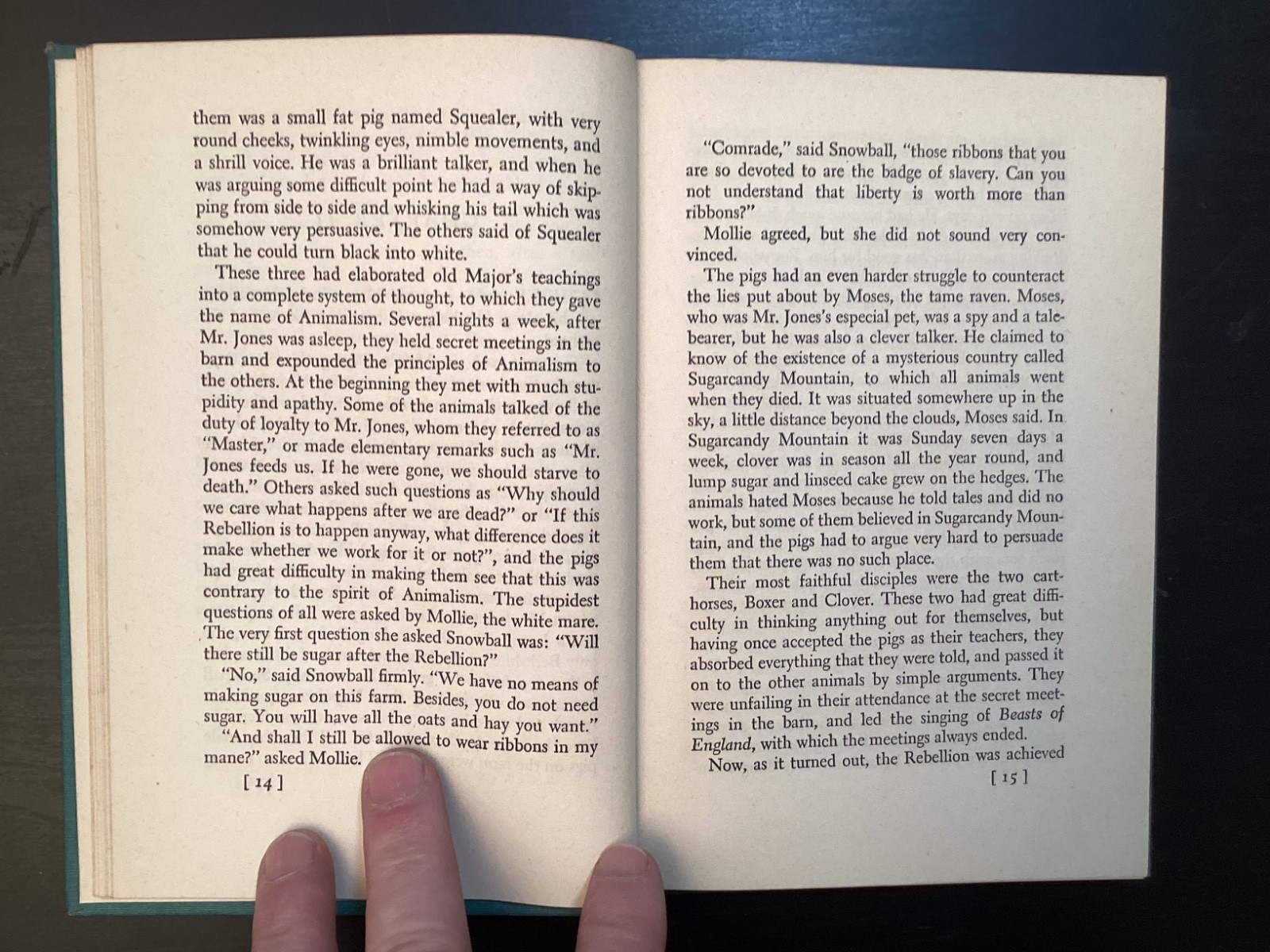 Animal Farm by George Orwell, 1946 Harcourt, Brace and Company