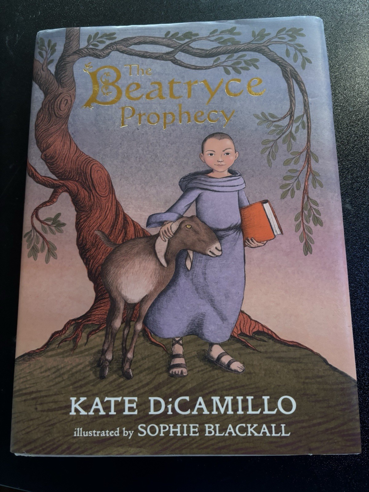 SIGNED 2x!!! Beatryce Prophecy by Kate DiCamillo + Sophie Blackall. VG+/NF. 1st