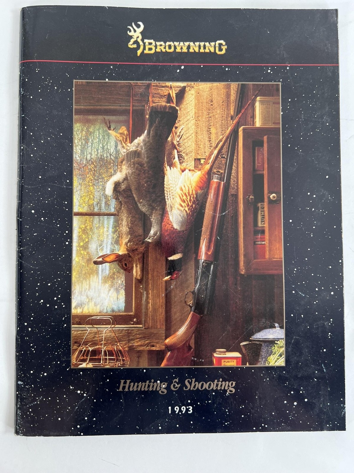 Vintage 1993 Browning Hunting & Shooting Catalog Guns Knives Clothing USA Book