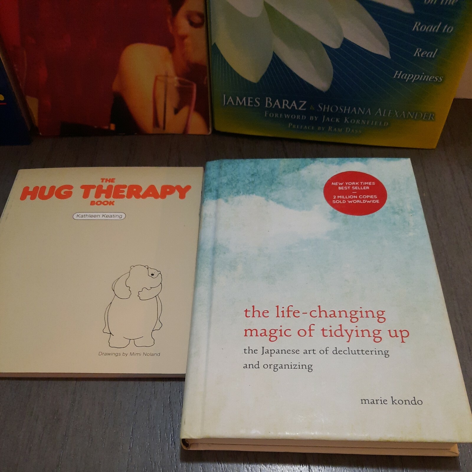 Lot of 6 Meditation/ Positive Books, Parched by Heather King, Hug Therapy