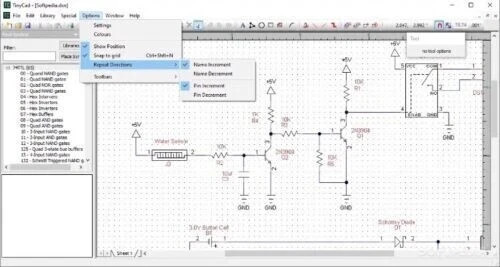 Electrical PCB Circuit Diagram schematic drawing design CAD Software for Windows