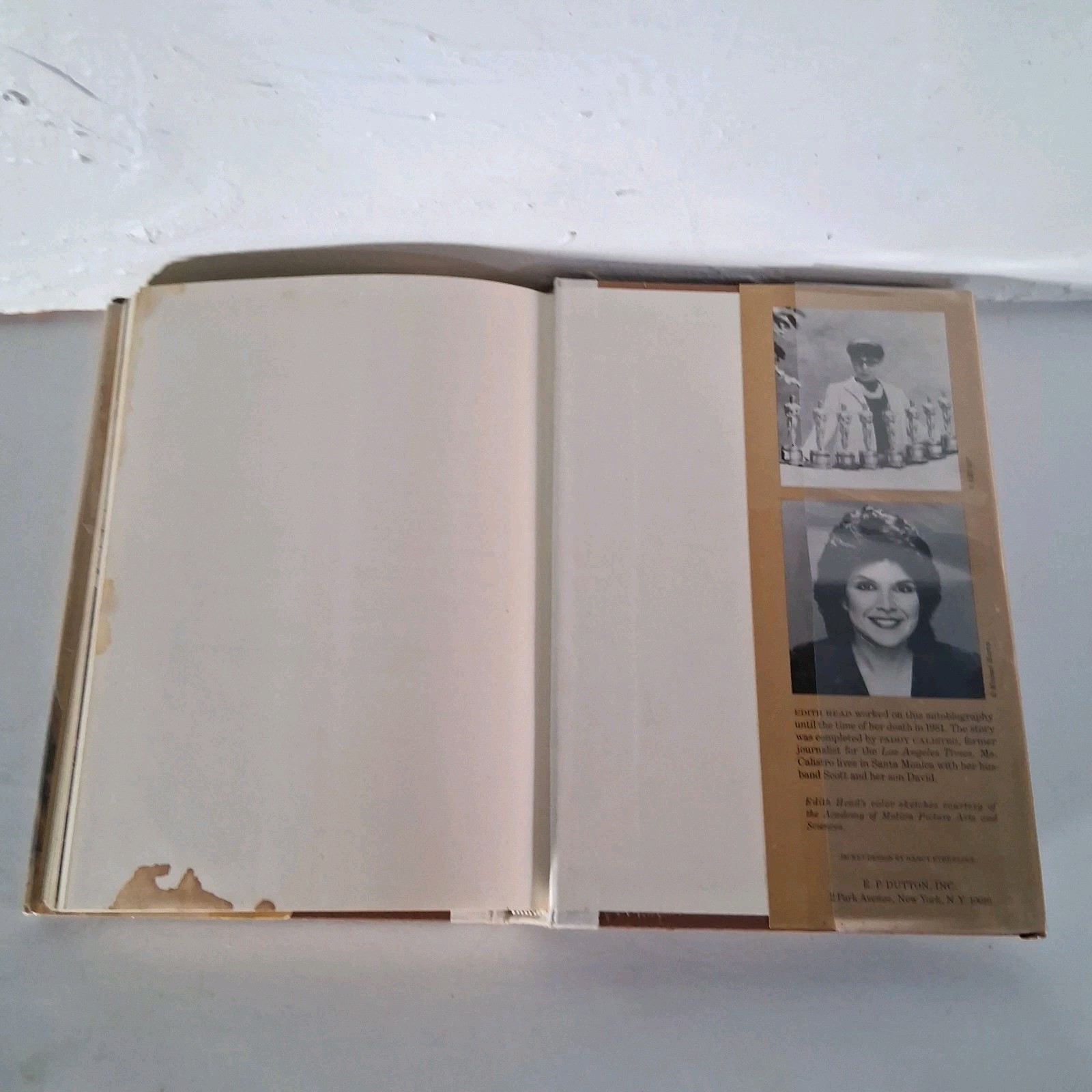 Edith Head’s Hollywood 1st Edition Ex-Library 1983 HC
