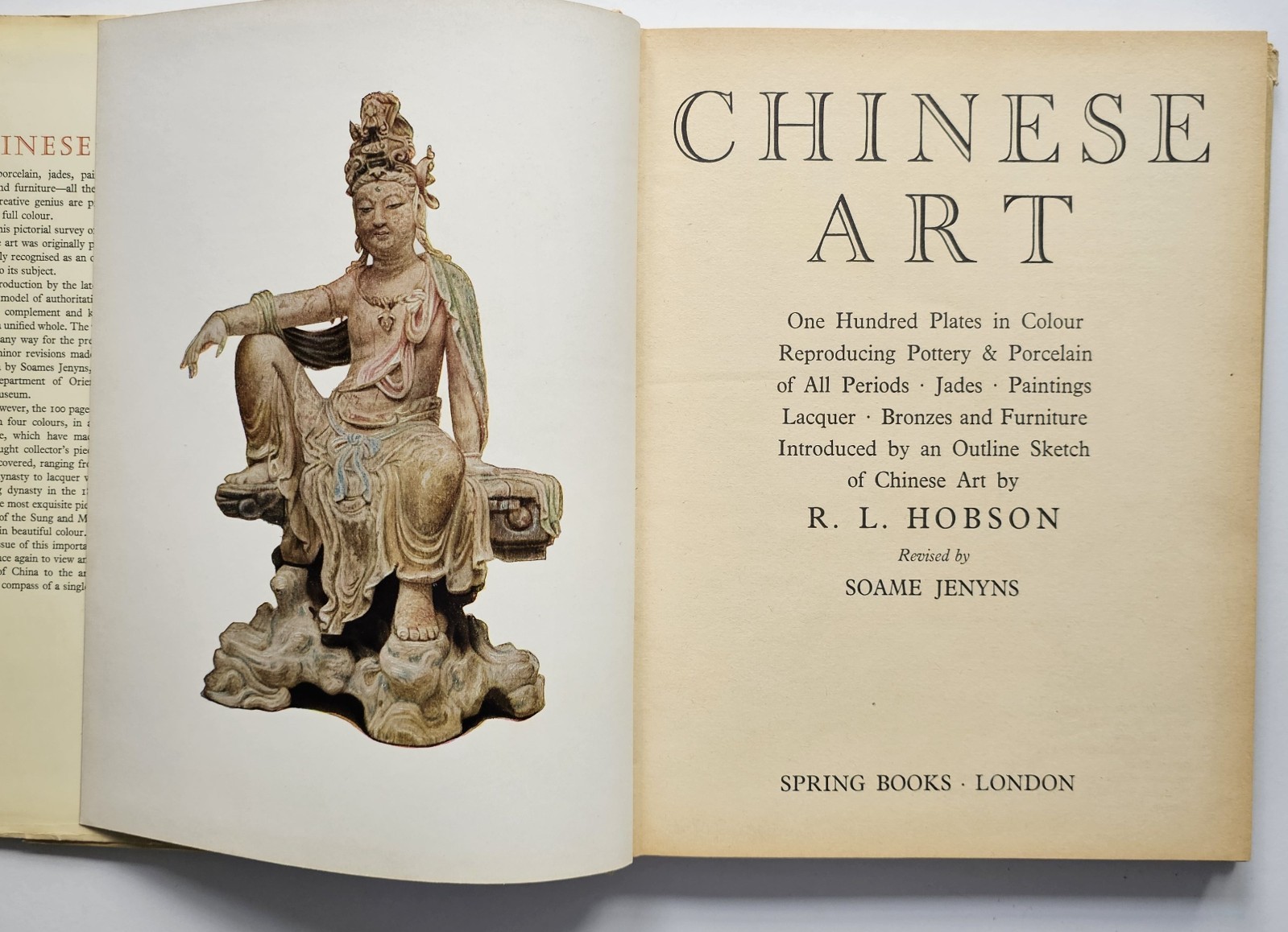Chinese Art by R.L. Hobson (Revised by Soame Jenyns) (Hardcover, 1964)