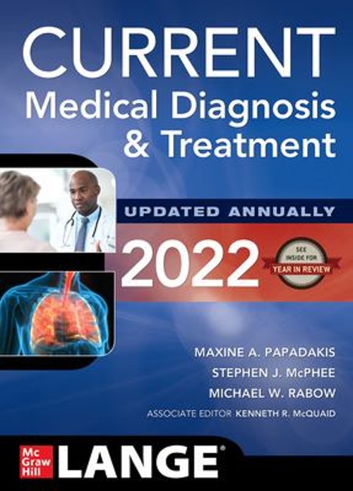 CURRENT Medical Diagnosis and Treatment 2022 Paperback