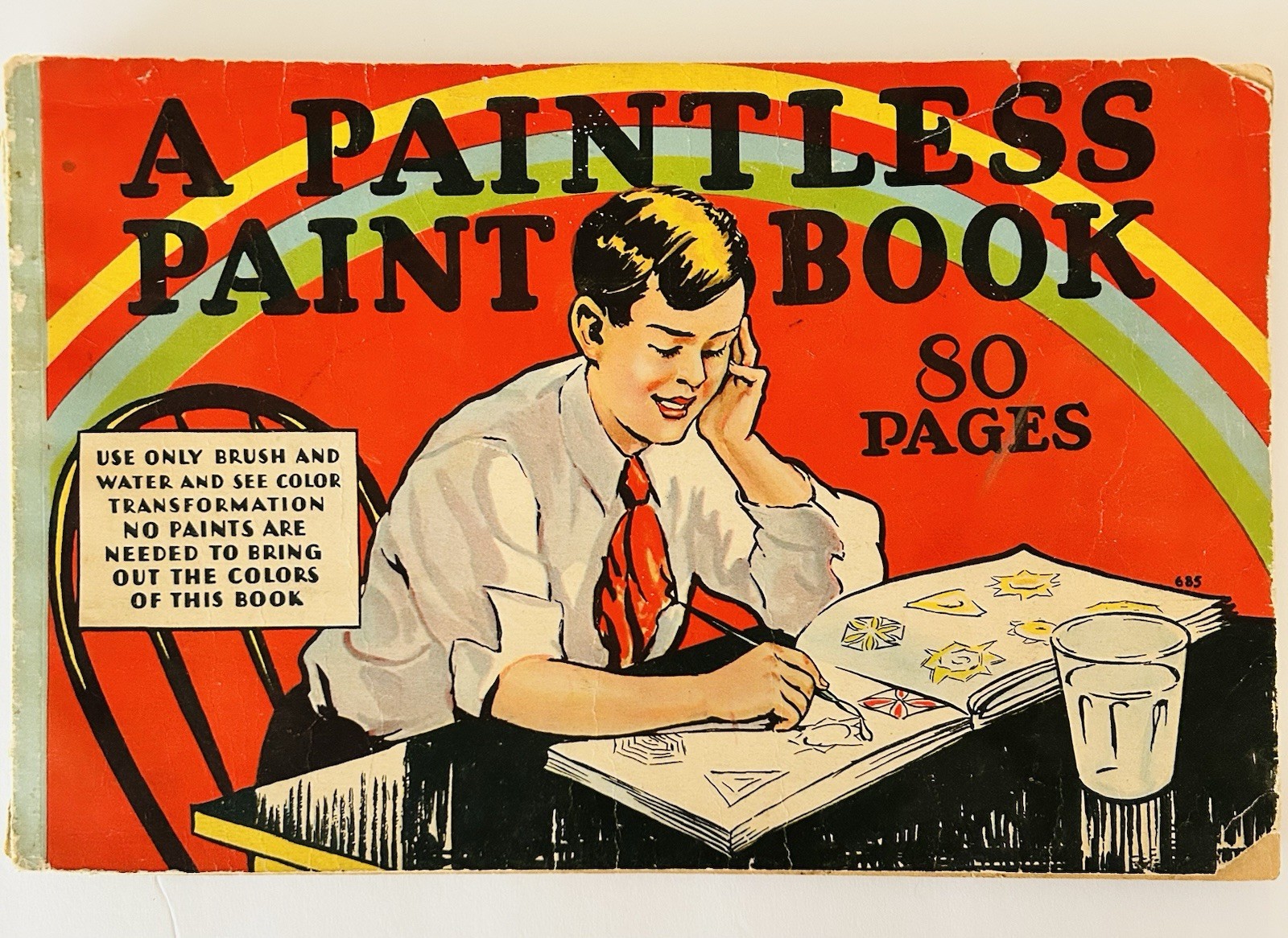 A Paintless Paint Book 80 Pages Whitman Publishing 1931 Racine Wisconsin