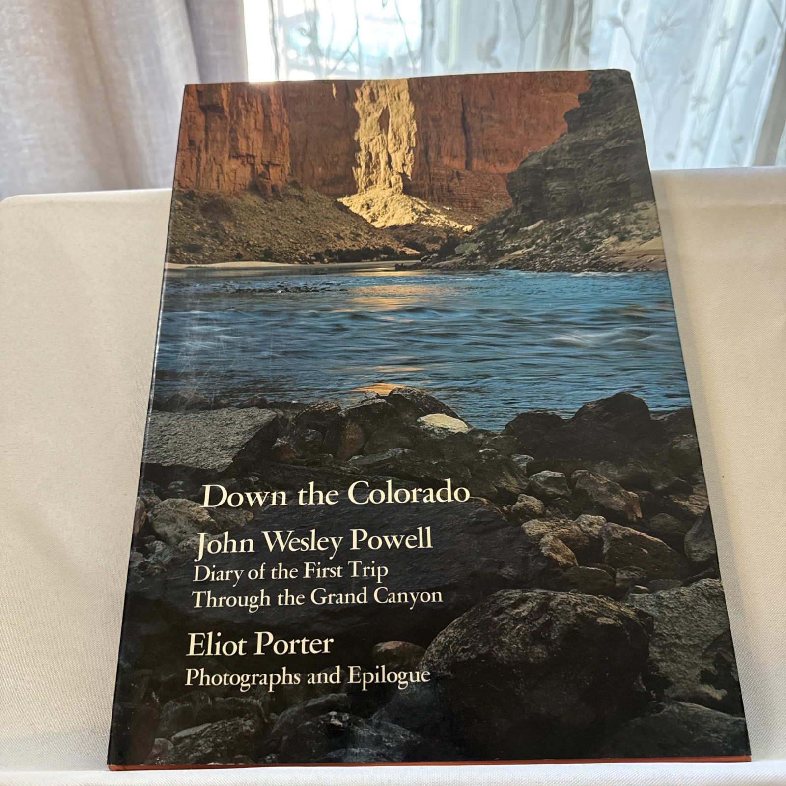 Down the Colorado | by John Wesley Powell & Eliot Porter | HC/DJ First Edition |