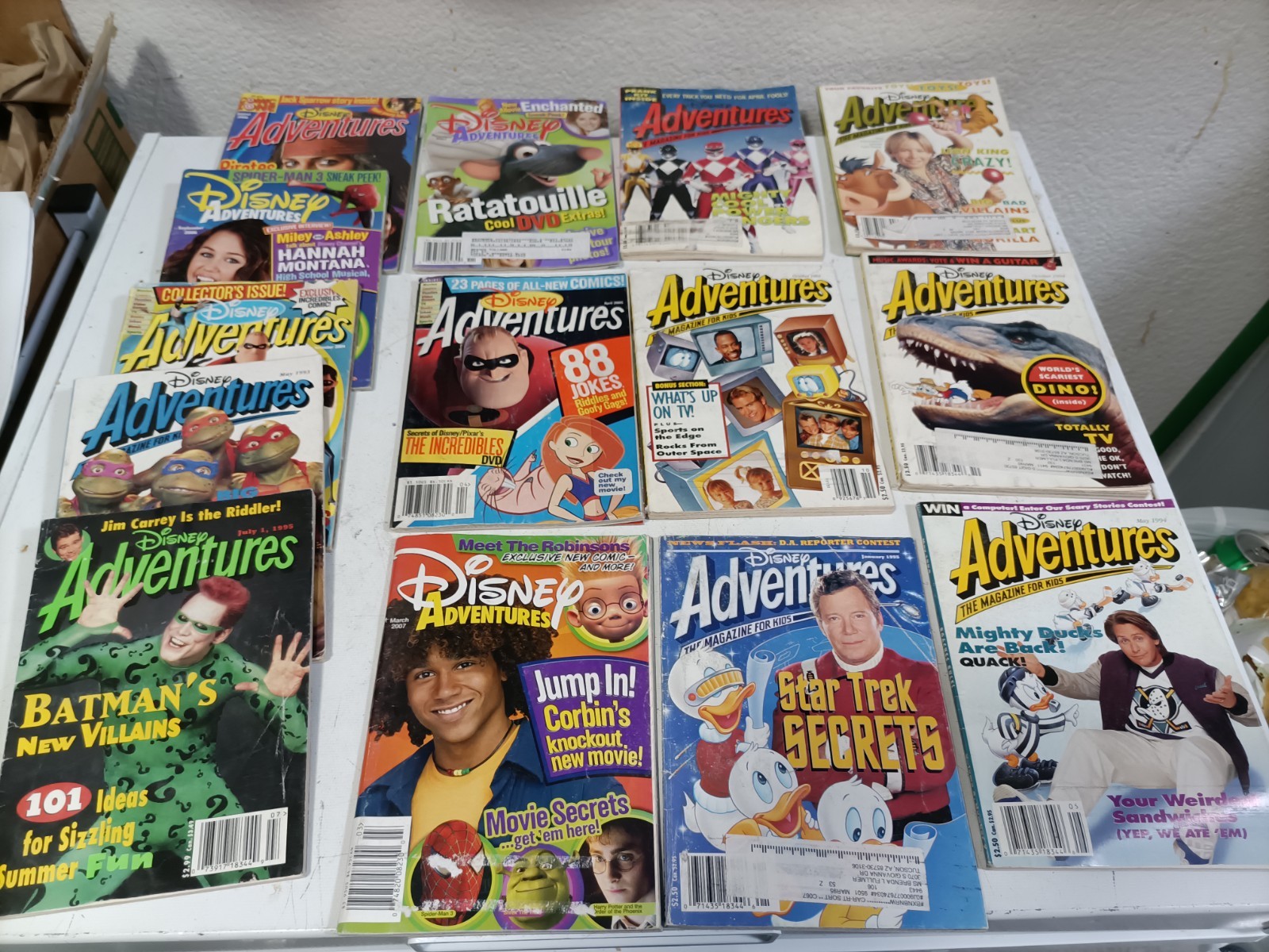 Disney Adventures Collector’s Edition Magazine Lot, Multiple Issues, English