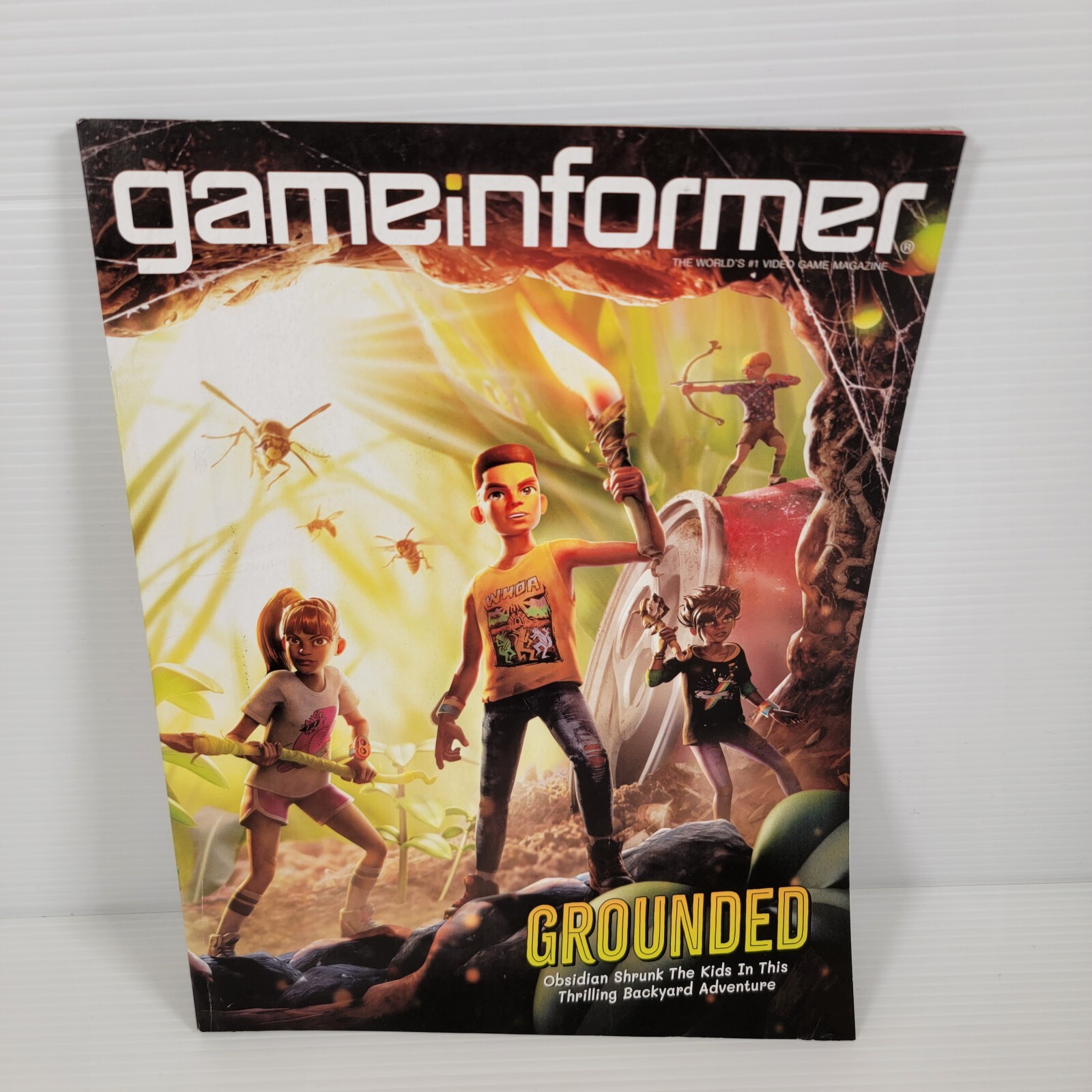 Game Informer Magazine Issue 325 Grounded Obsidian Shrunk The Kids Cover