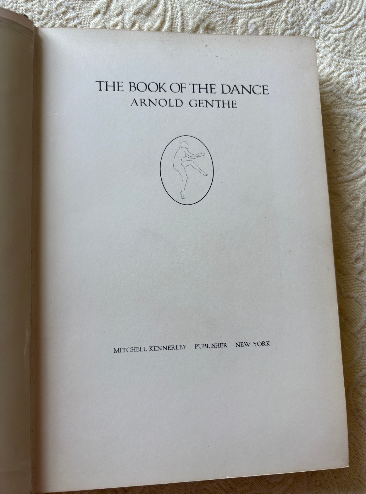 Arnold Genthe, The Book of the Dance, NY, Kennerly, 1916 1st Ed. photo illustr.