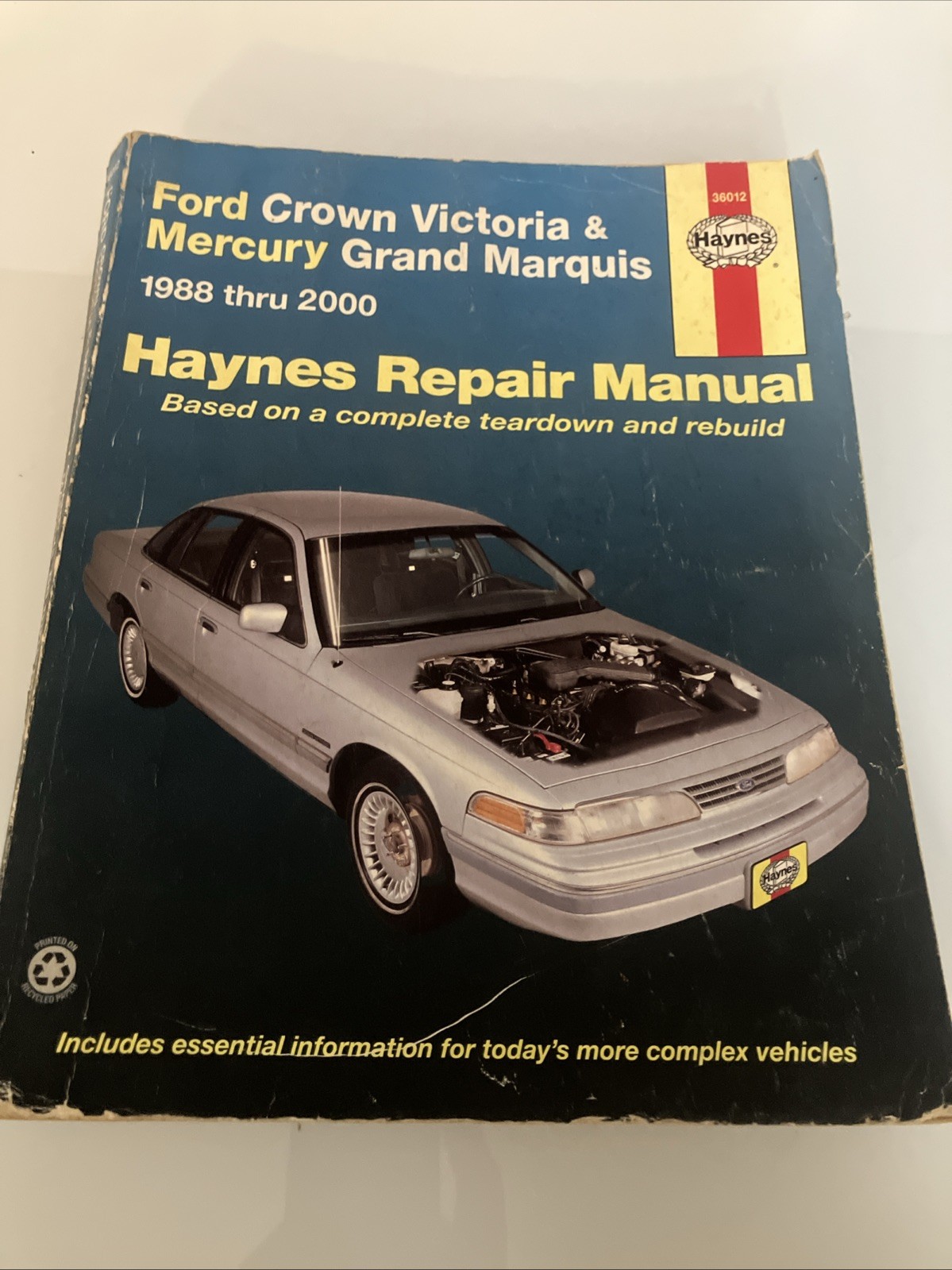 Haynes Repair Manual 1988-2000 Ford Crown Victoria & Mercury Grand Marquis