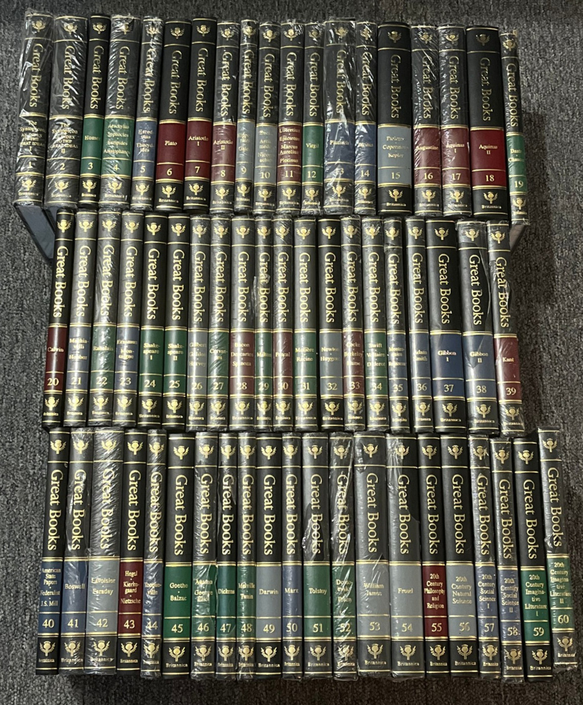 Great Books of the Western World 60 Complete Vol Set Britannica 2005 Some Sealed