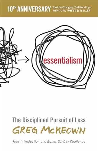 Essentialism: The Disciplined Pursuit – Paperback, by McKeown Greg – Very Good c