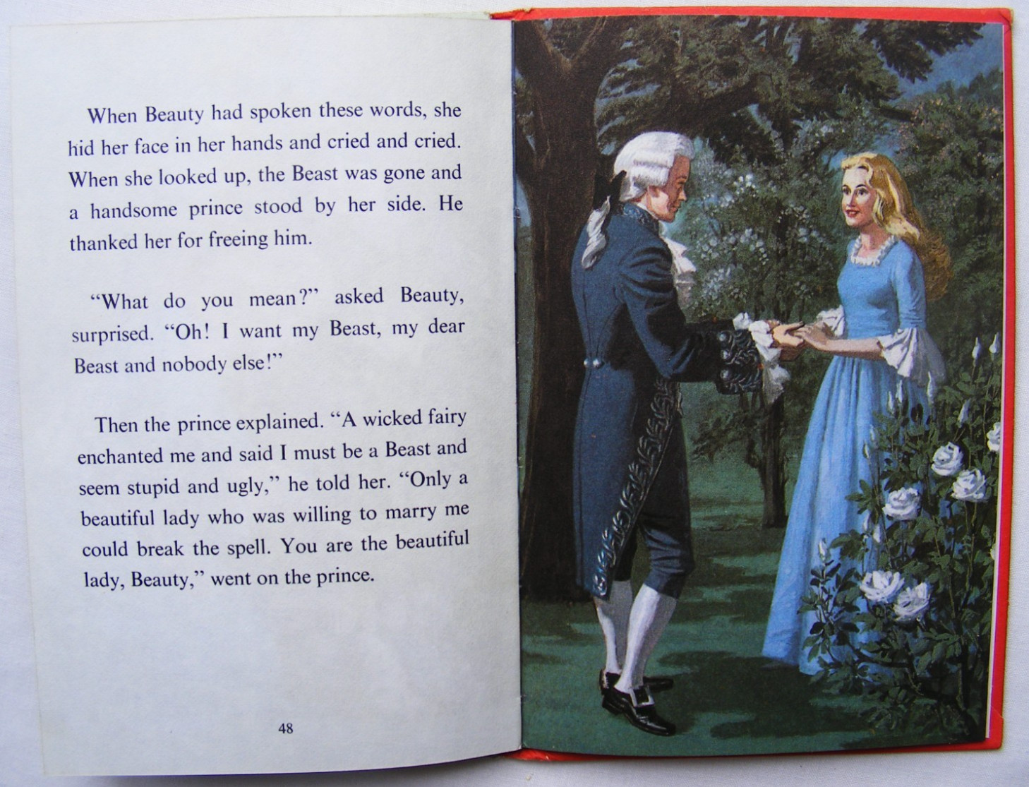 Vintage Ladybird Book – Beauty and the Beast – WLT 606D – Very Good +FREE COVER+