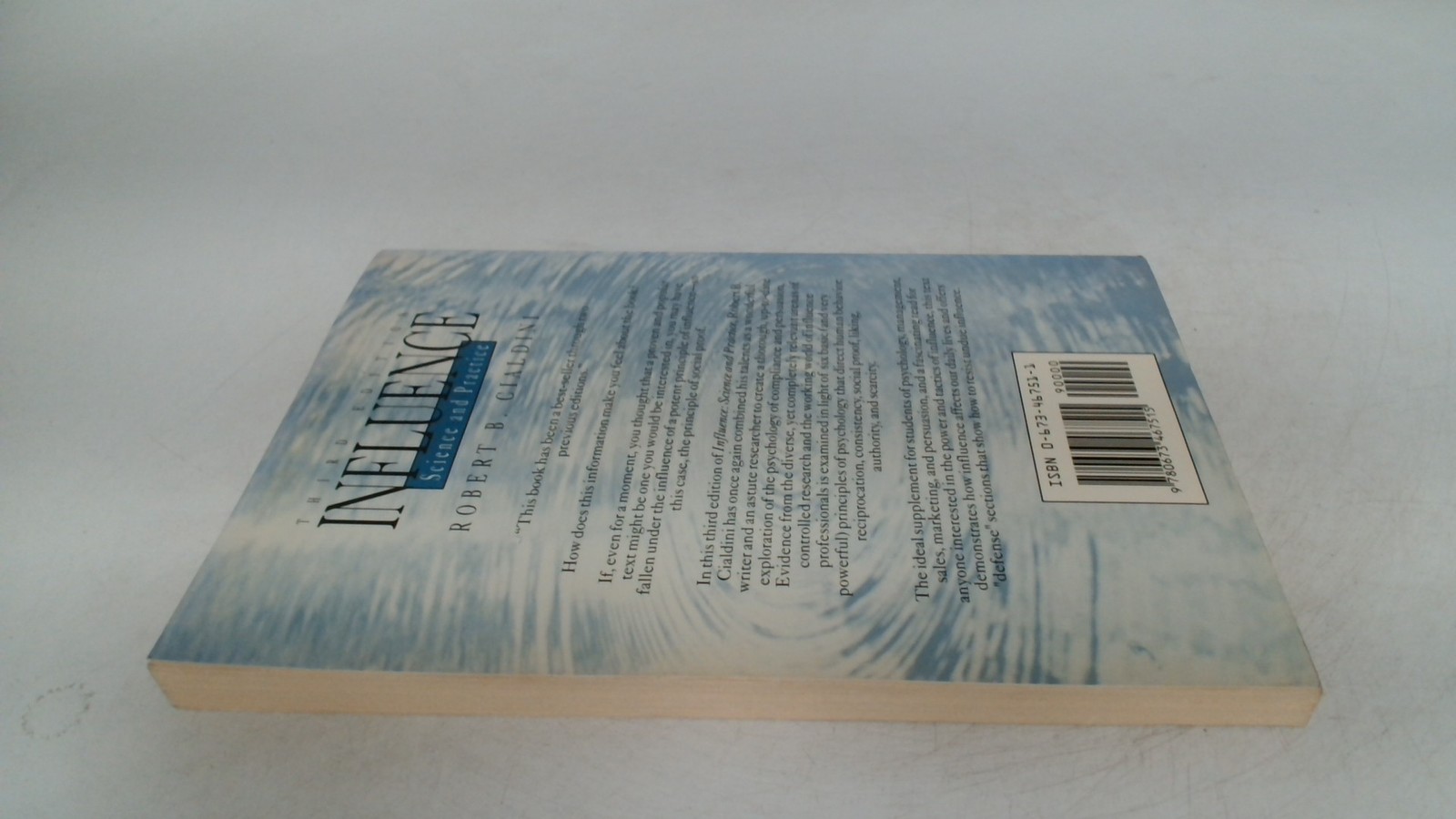 Influence: Science and Practice, Cialdini, Robert B., Pearson, 19