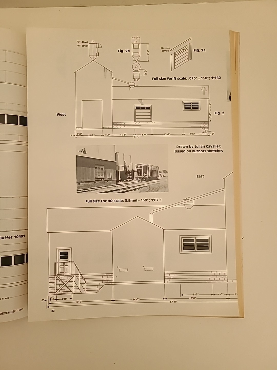 Railroad Model Craftsman Dec 1983 Special FoldOut M10000 Drawings Snowbound Xmas