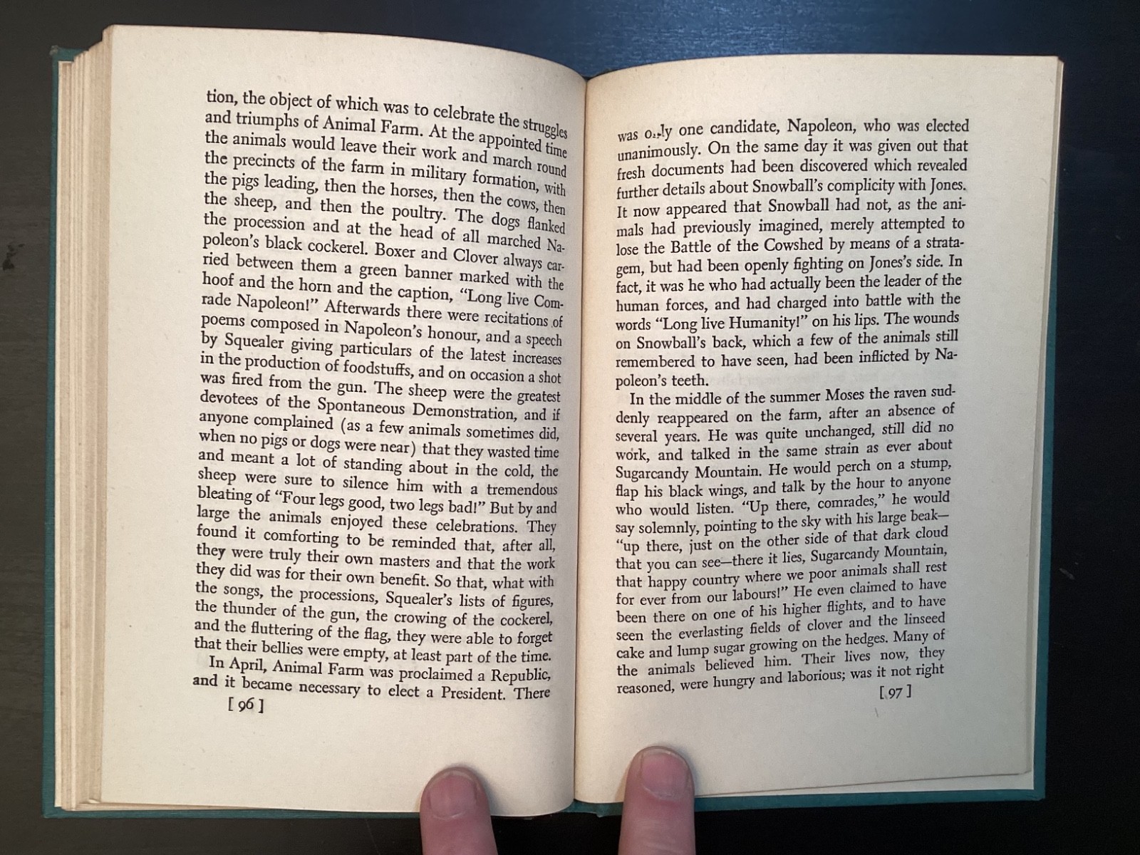 Animal Farm by George Orwell, 1946 Harcourt, Brace and Company