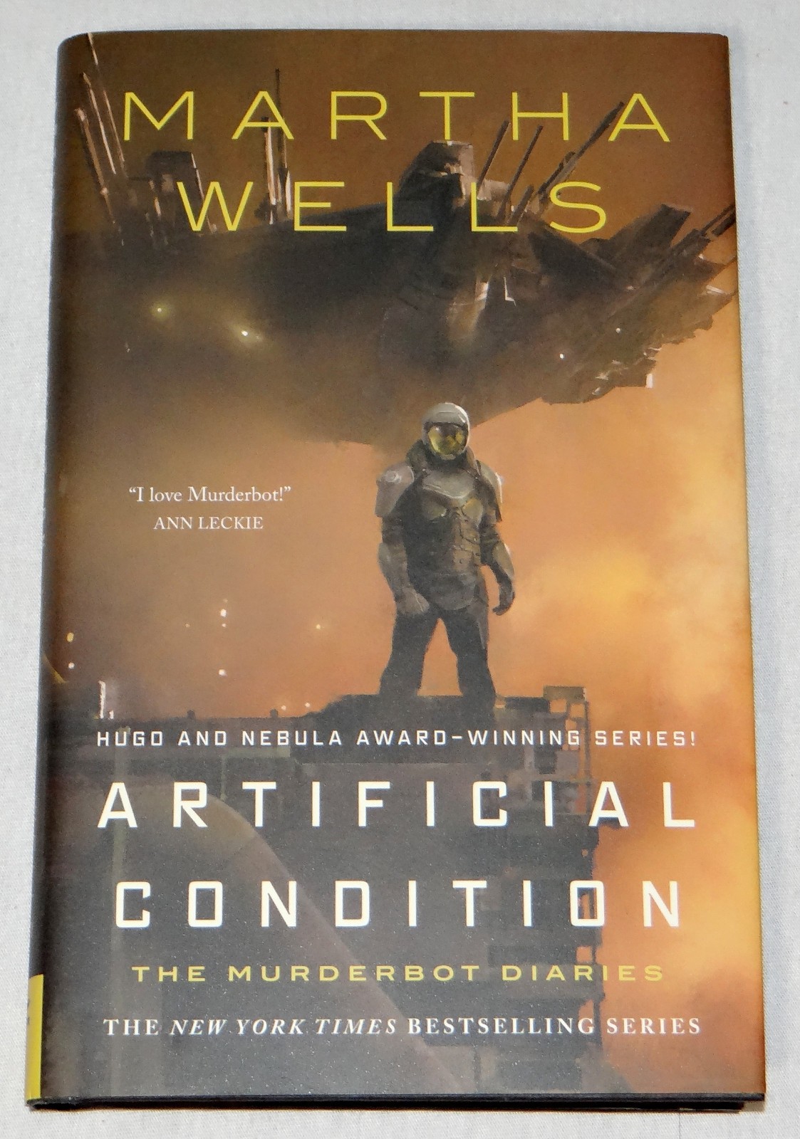 Martha Wells Artifical Condition Murderbot Diaries 2 1st Hardcover Edition 15th