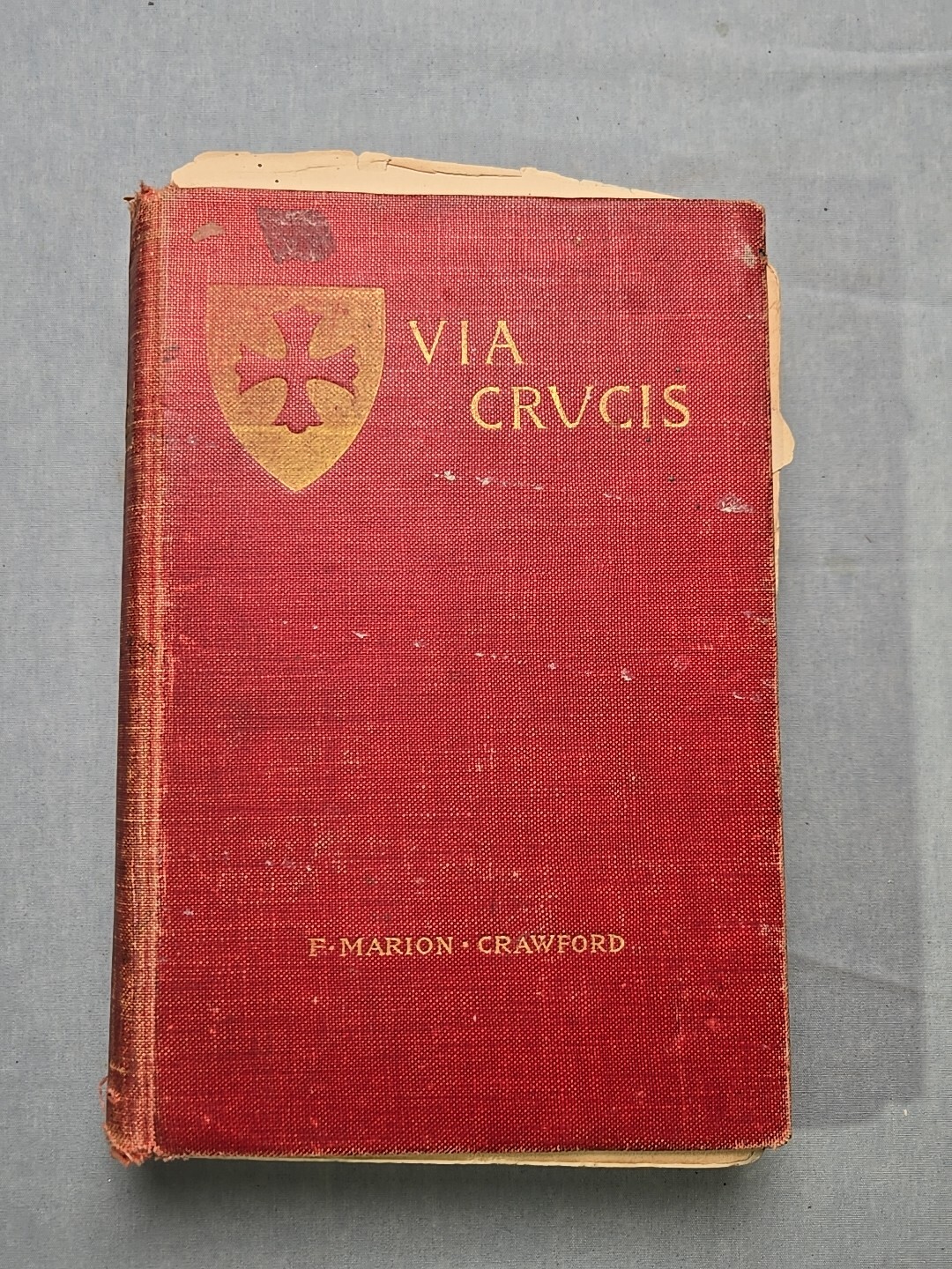 Via Crucis A Romance Of The Second Crusade Crawford Macmillan Company 1900