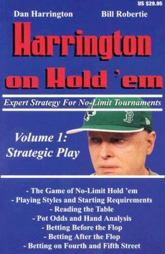 Harrington on Hold ‚em Expert Strategy for No Limit Tournaments, Vol – VERY GOOD